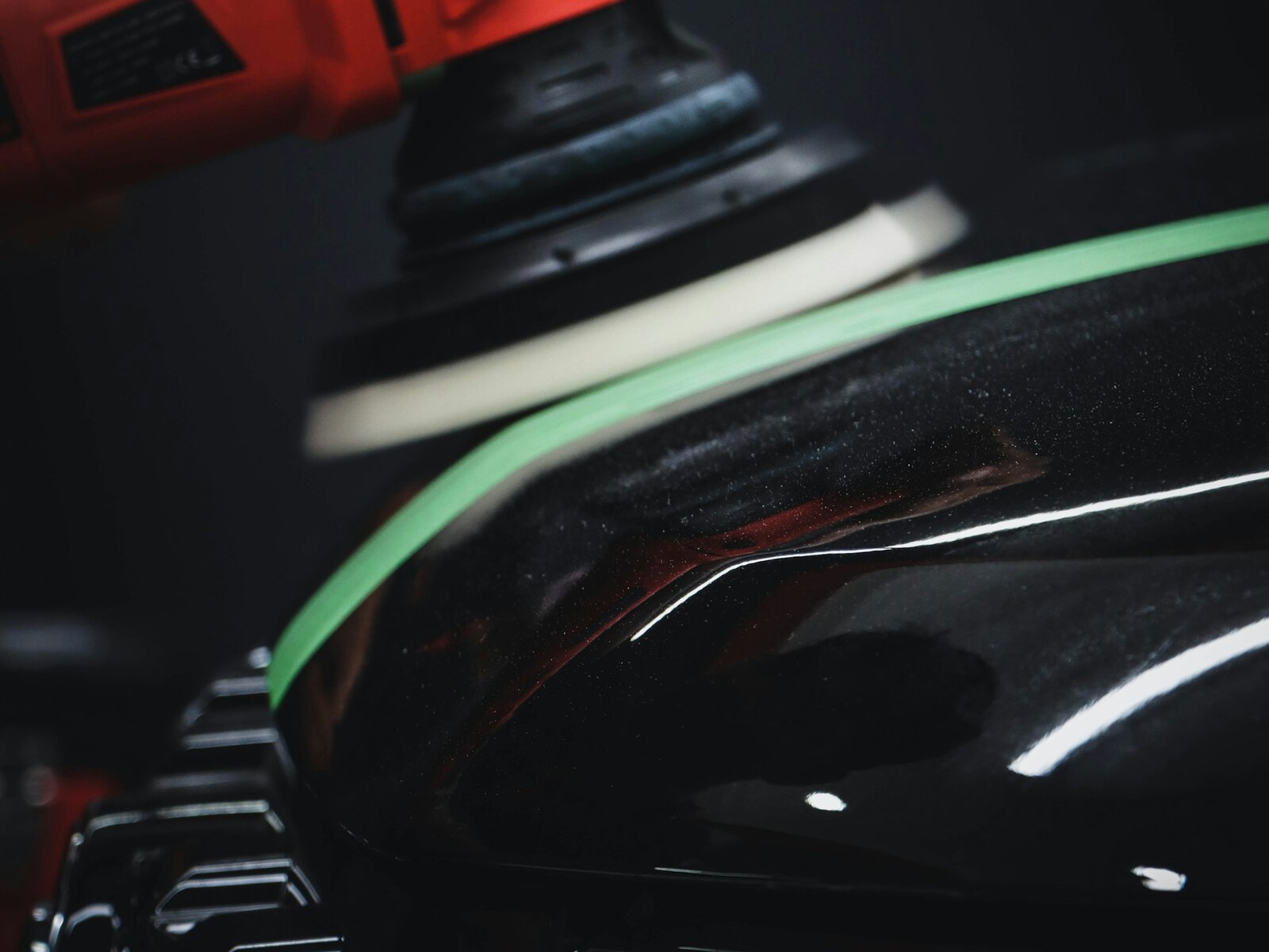 Machine correction, close up